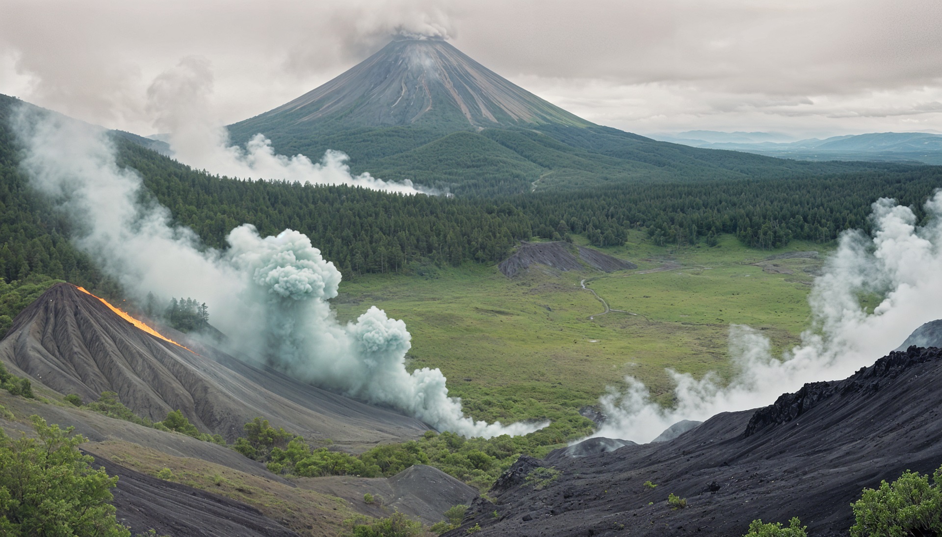 Plants and Trees are an Early Warning System for Volcanic Eruptions